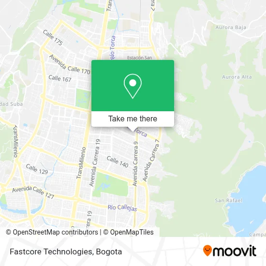 Fastcore Technologies map
