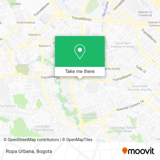 Ropa Urbana map