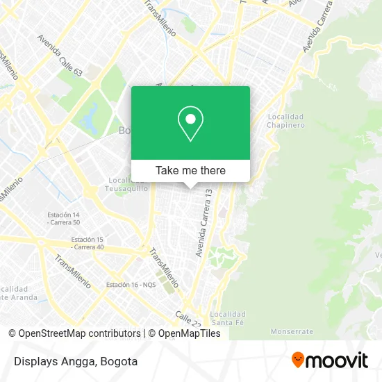 Displays Angga map