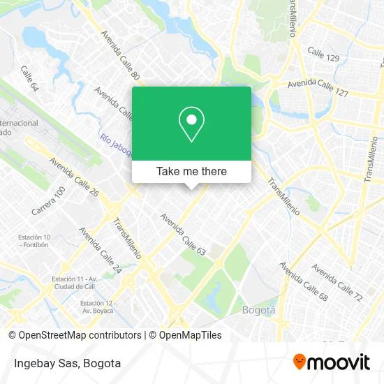 Ingebay Sas map