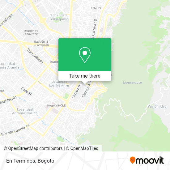 En Terminos map