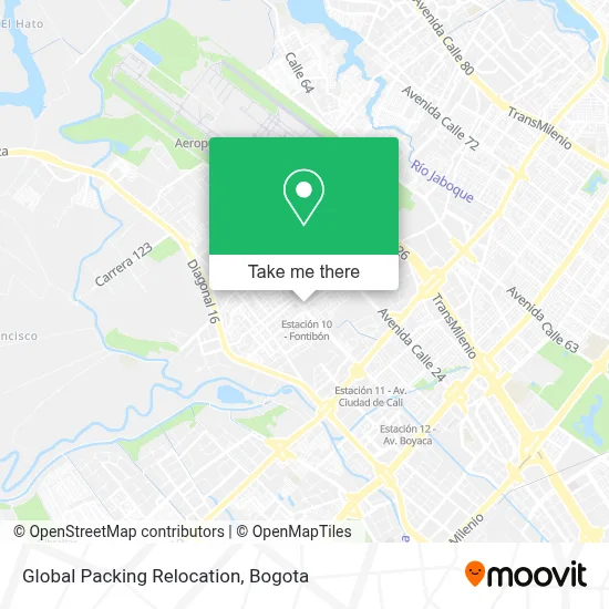 Global Packing Relocation map