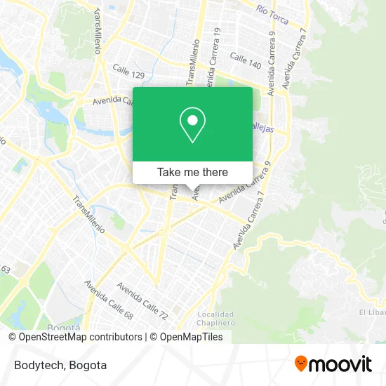 Bodytech map