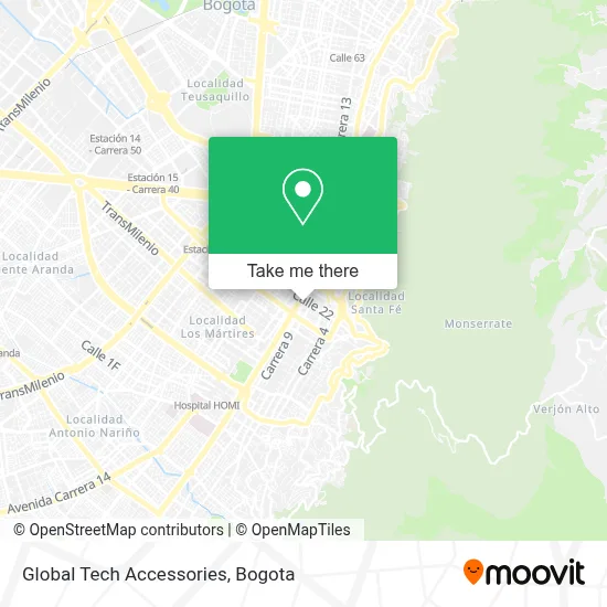 Global Tech Accessories map