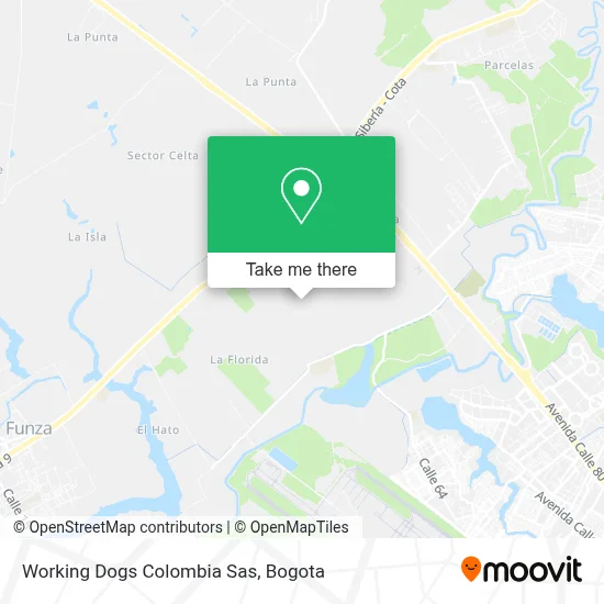 Working Dogs Colombia Sas map