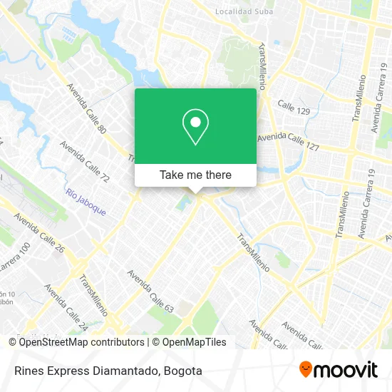 Rines Express Diamantado map