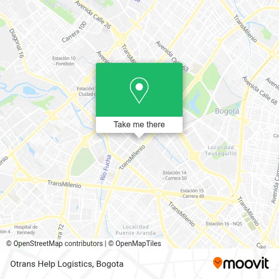 Otrans Help Logistics map