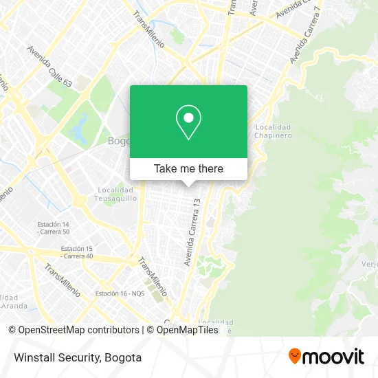 Winstall Security map