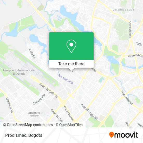 Prodismec map