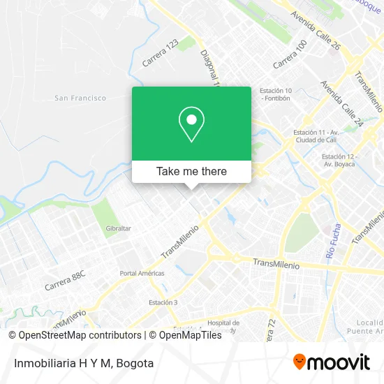 Inmobiliaria H Y M map