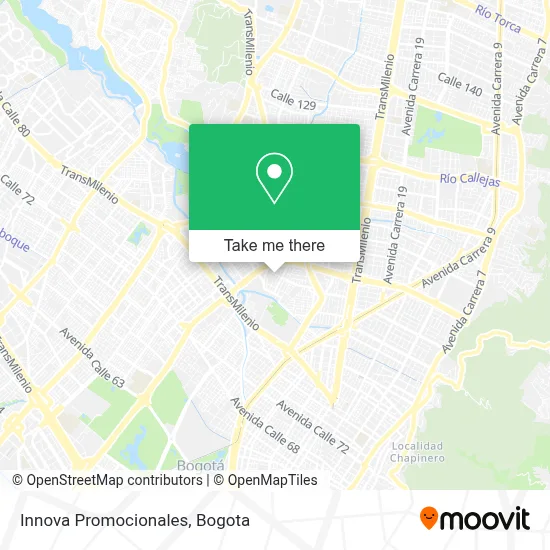 Innova Promocionales map