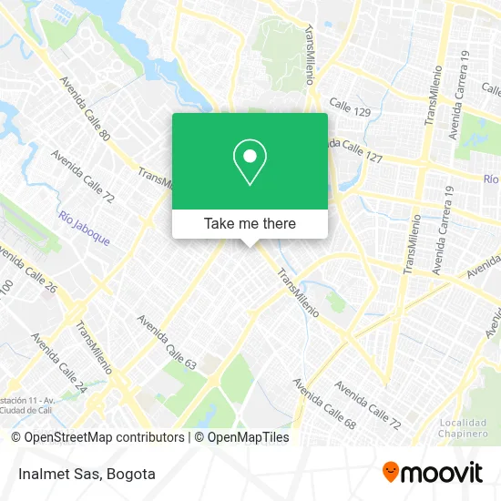 Inalmet Sas map