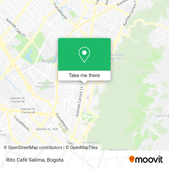 Rito Café Salima map
