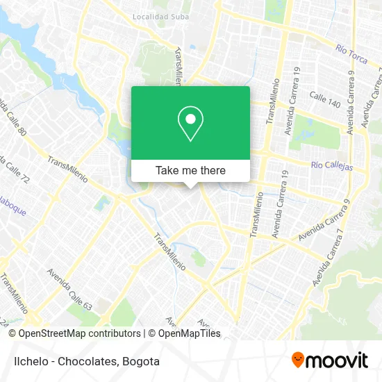 Ilchelo - Chocolates map