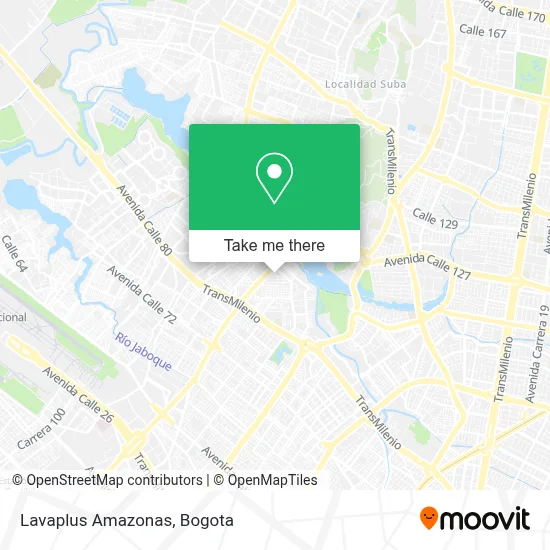 Lavaplus Amazonas map