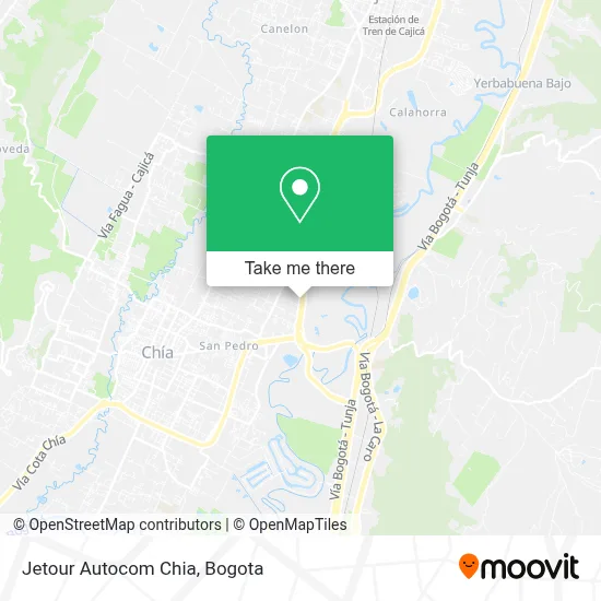 Jetour Autocom Chia map