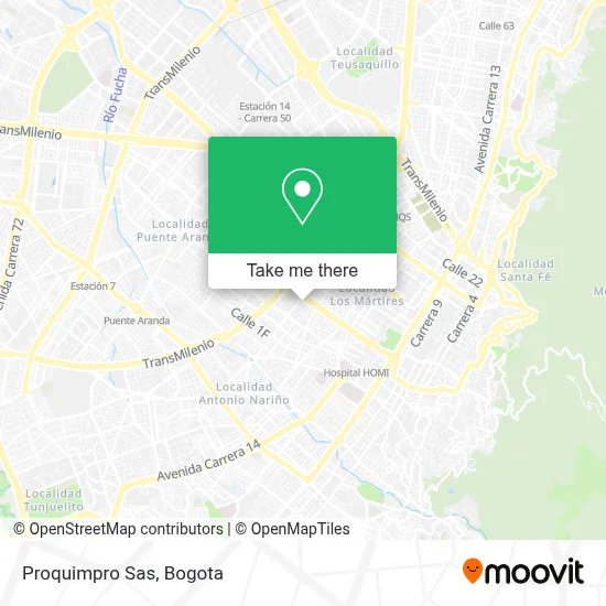 Proquimpro Sas map