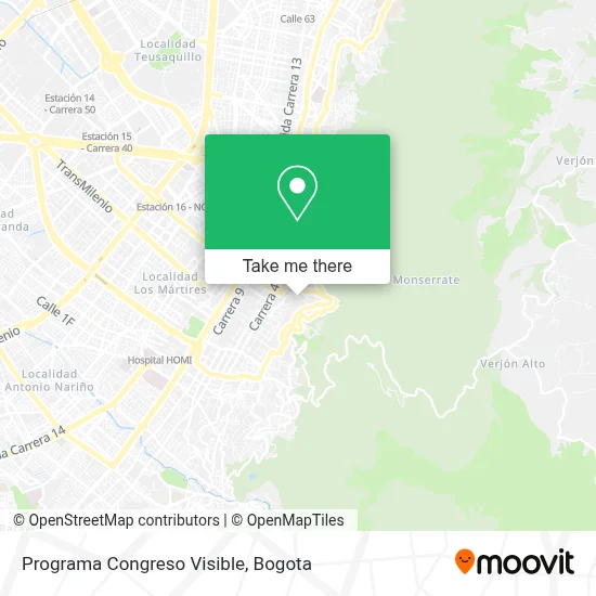 Programa Congreso Visible map