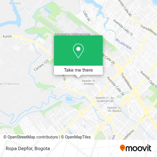 Ropa Depfor map