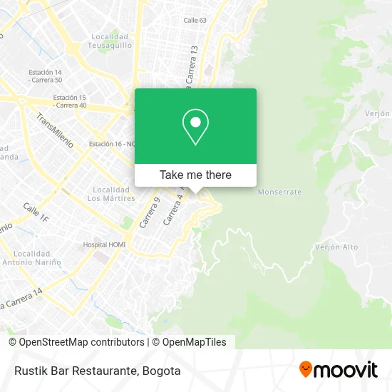 Rustik Bar Restaurante map