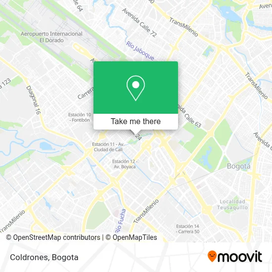 Coldrones map