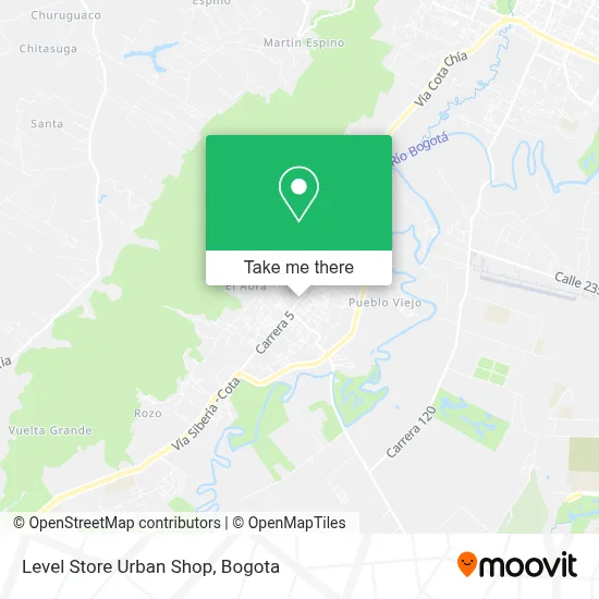 Level Store Urban Shop map
