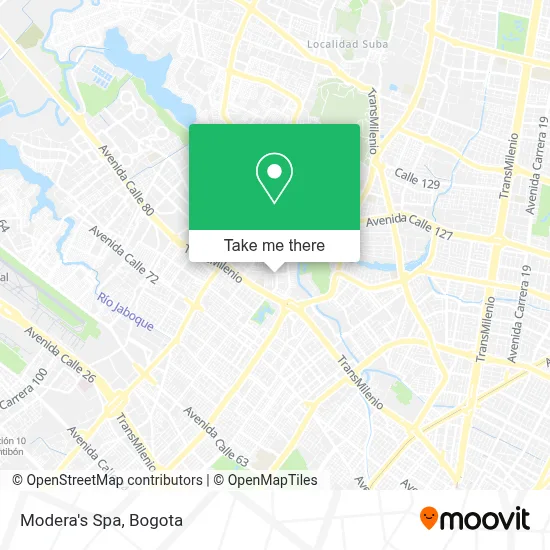 Modera's Spa map