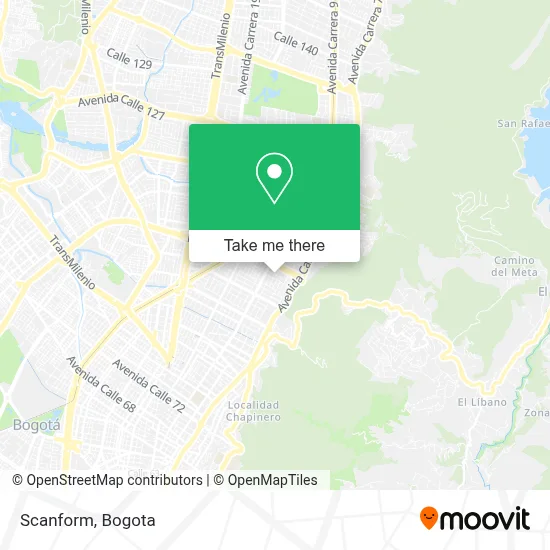 Scanform map