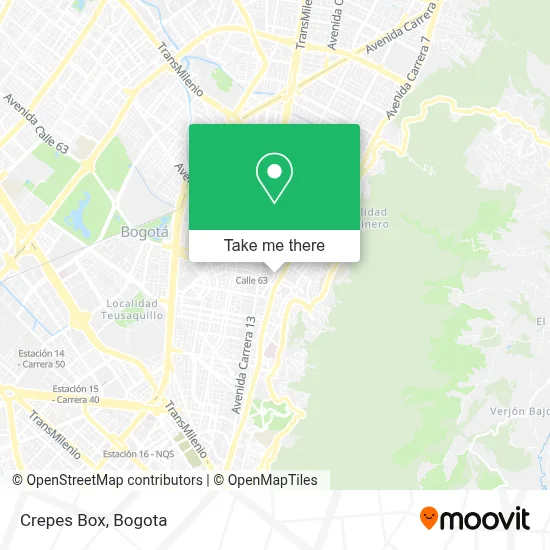 Crepes Box map