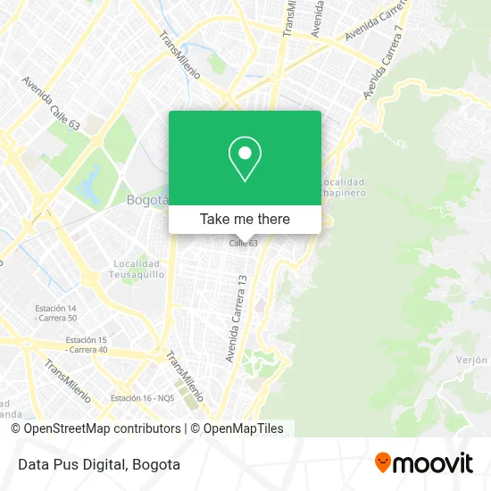 Data Pus Digital map