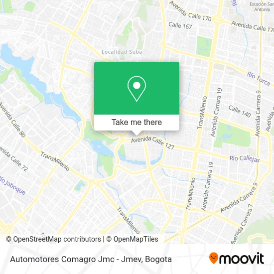 Automotores Comagro Jmc - Jmev map
