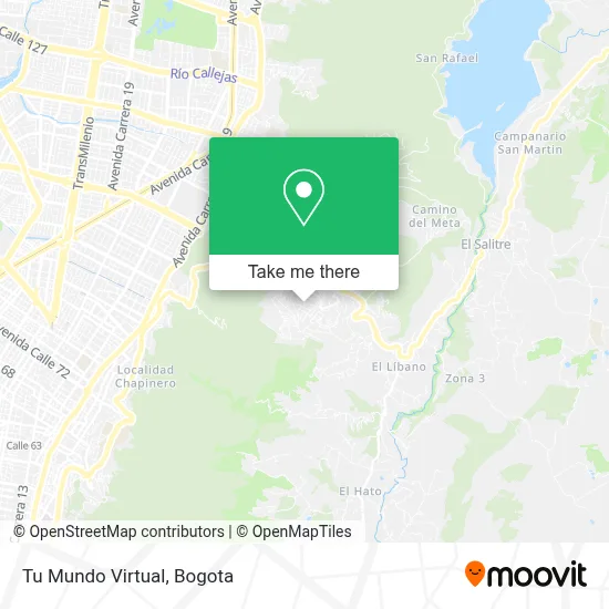 Tu Mundo Virtual map