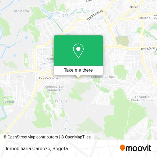 Inmobiliaria Cardozo map