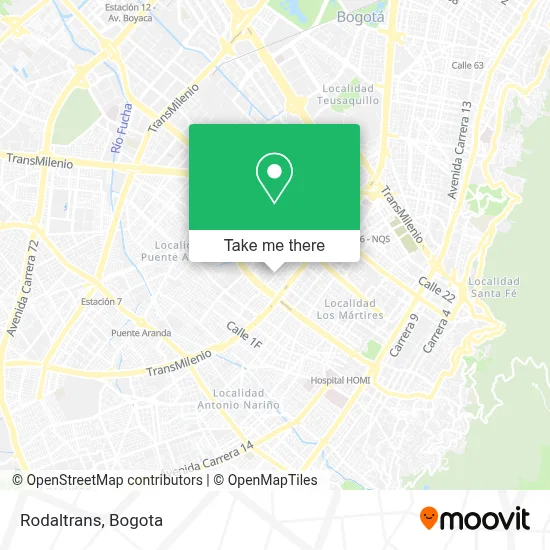 Rodaltrans map
