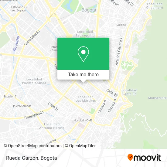 Rueda Garzón map