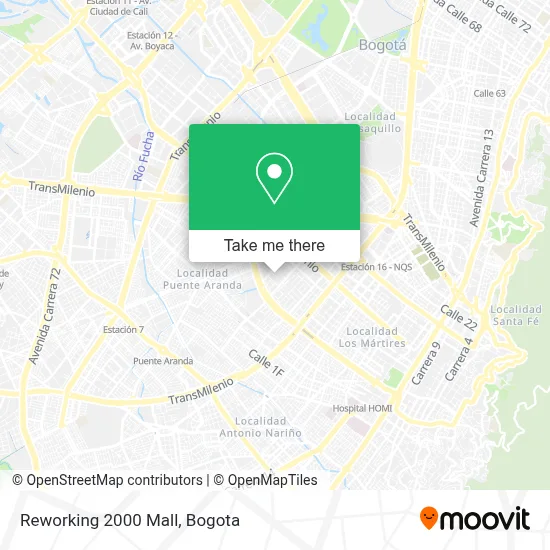 Mapa de Reworking 2000 Mall