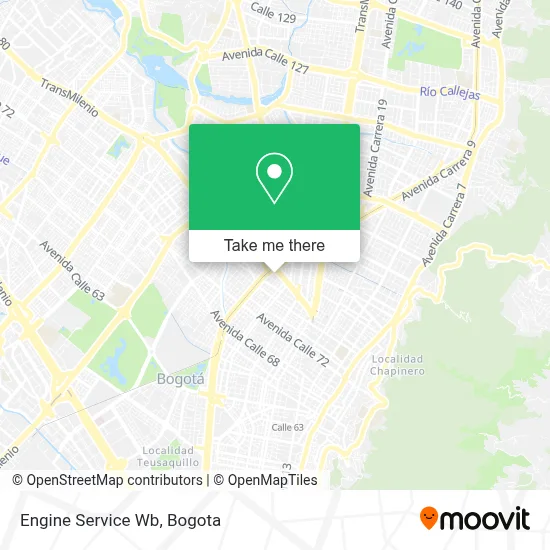 Engine Service Wb map