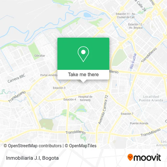Inmobiliaria J.I map