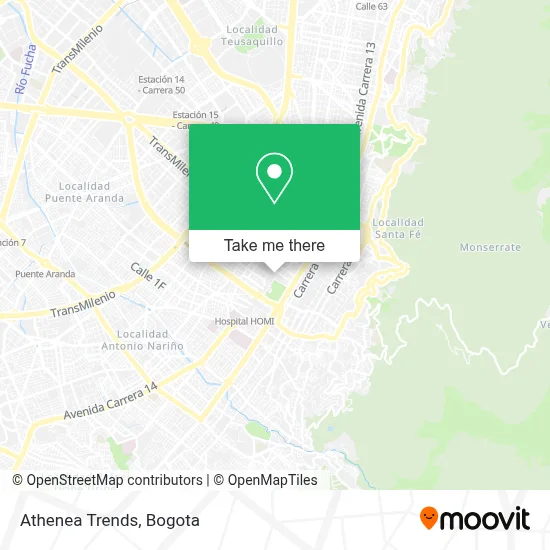 Athenea Trends map