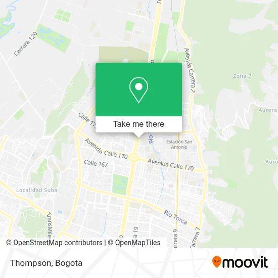 Thompson map