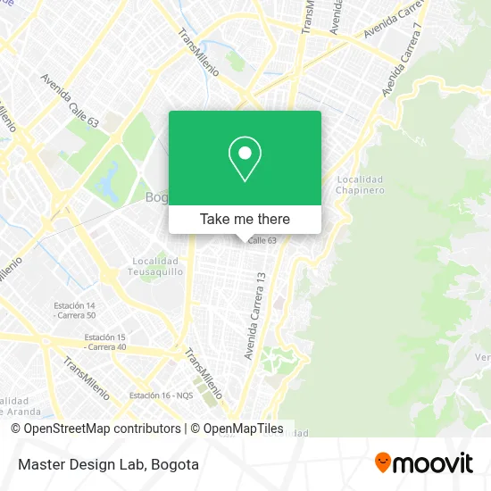 Master Design Lab map