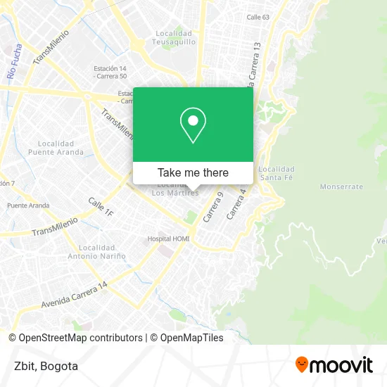 Zbit map