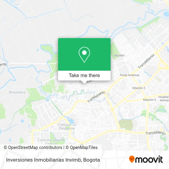 Inversiones Inmobiliarias Invimb map