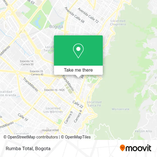 Rumba Total map