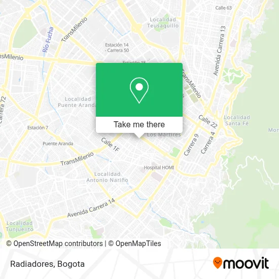 Radiadores map