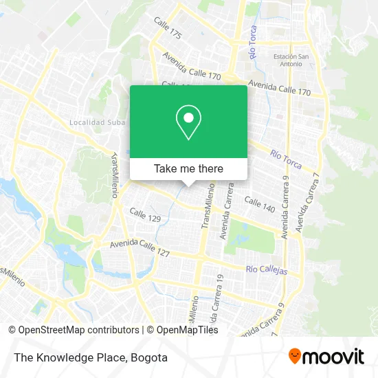 The Knowledge Place map