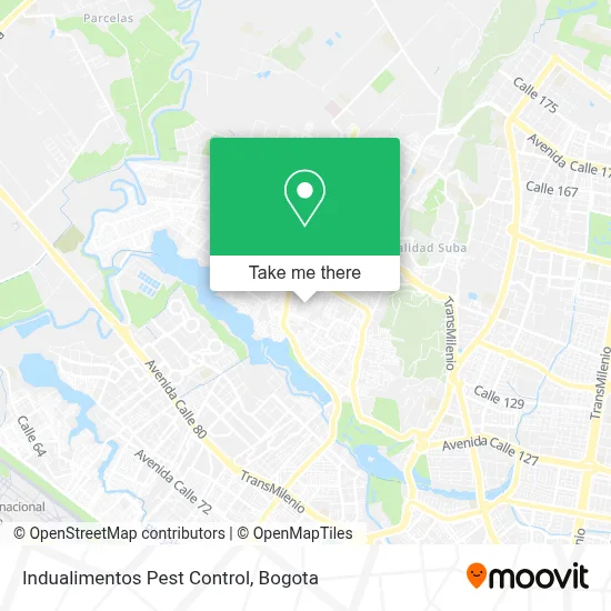 Indualimentos Pest Control map
