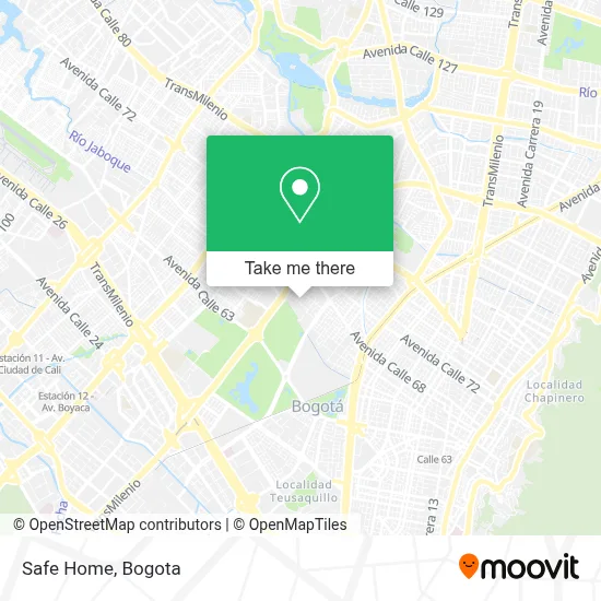 Safe Home map