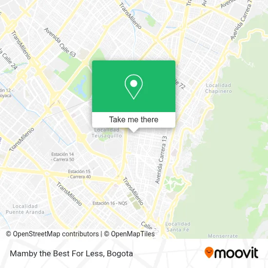 Mamby the Best For Less map