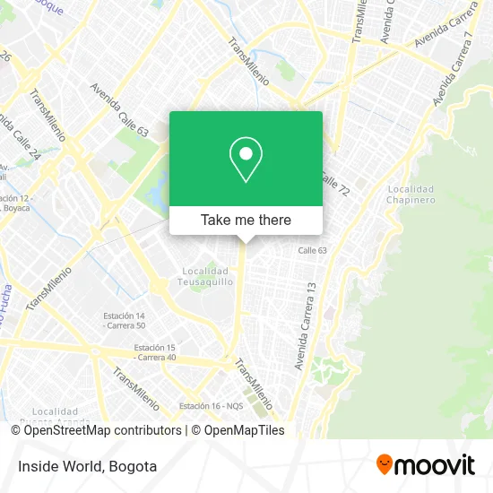 Inside World map